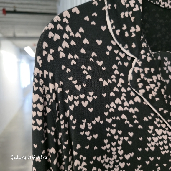 Victoria's Secret Black and Pink With Pants Pj Set. Size Large Regular - Picture 11 of 12